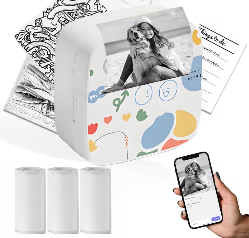 XenGro Portable Label Printer & Sticker Maker