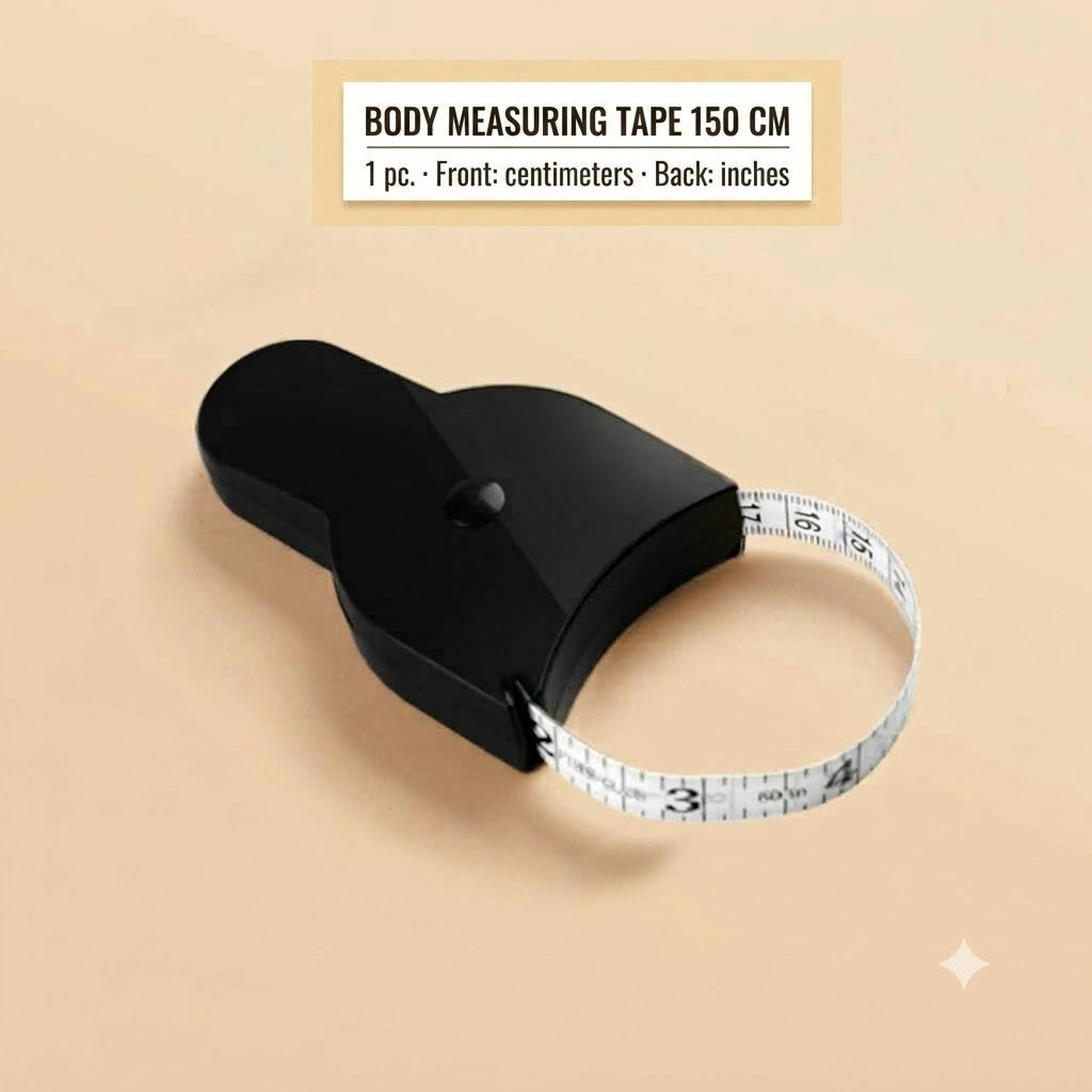 Automatic Retractable 3D Body Measuring Tape – For Precise Measurement of Waist, Hips, Bust, and Arms