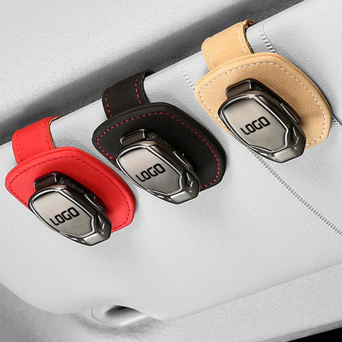 Car Sun Visor Glasses Holder (With Logo)