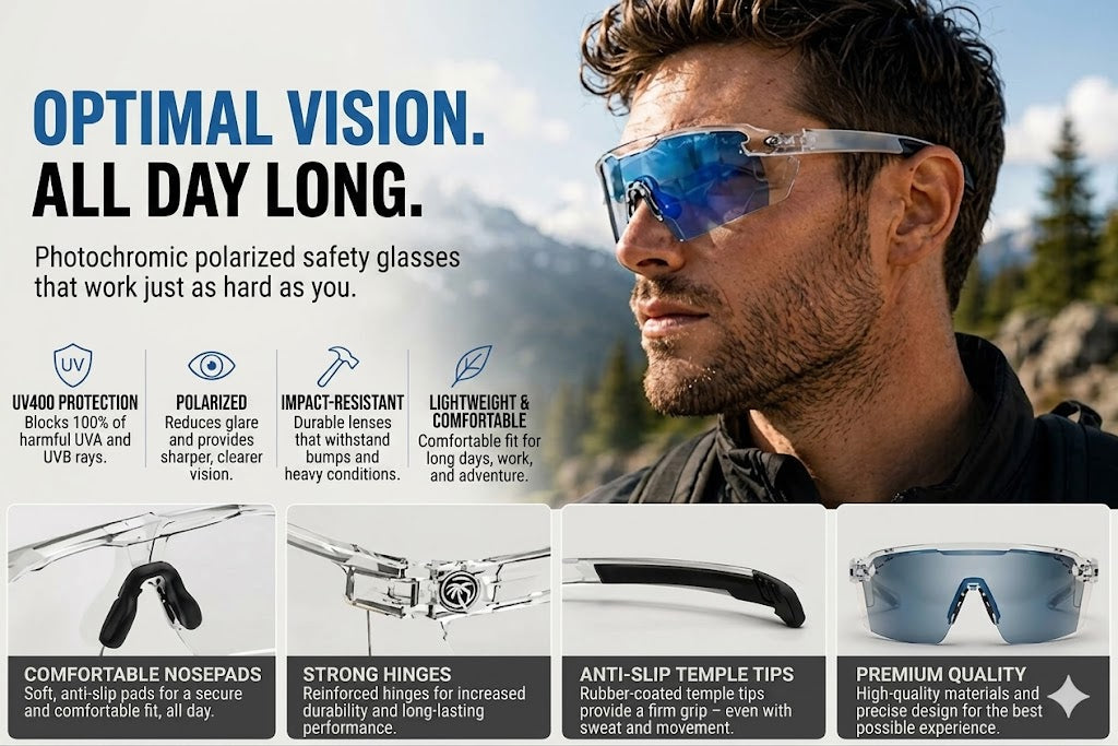 Cycling Sunglasses – Sunglasses with Adaptive Lenses