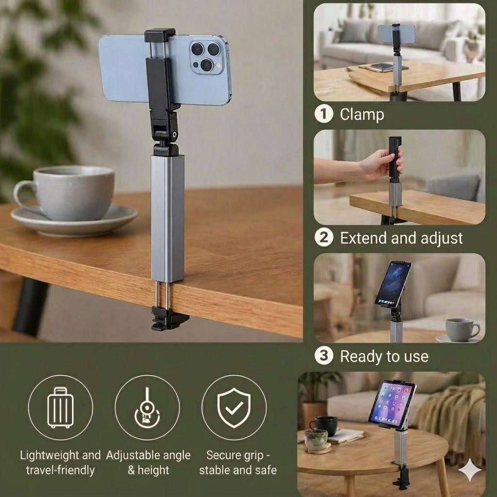 Portable Phone Stand – Foldable and Adjustable Stand for Travel