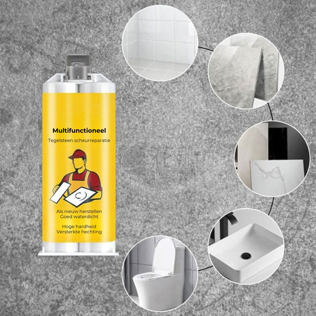 Tile Repair Kit – Restore Cracks & Chips Like New – Waterproof & Colorfast – For Ceramic, Stone & Porcelain