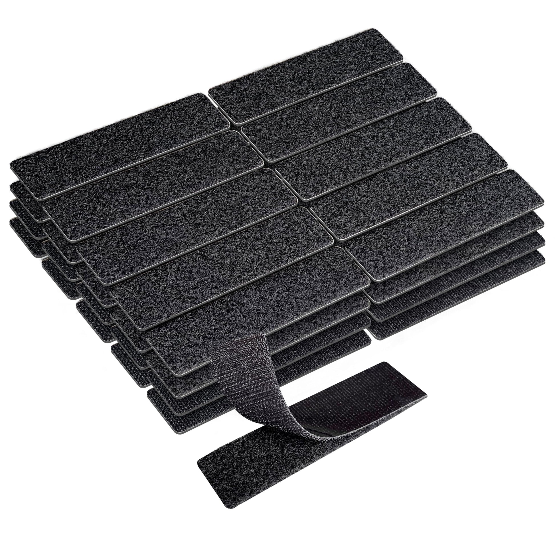 Strong Self-Adhesive Hook and Loop Tape (1 Set of 20 Pieces)