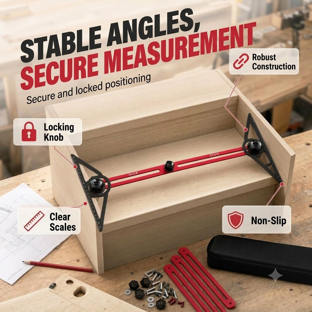 Durable Aluminum Measuring Tool – Precise Measurement for DIY & Professional Use