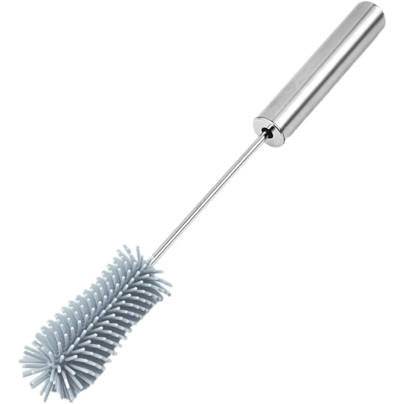 Rotating Silicone Bottle Brush - 360 Degree Cleaning - For Baby Bottles, Glasses & Water Bottles - Hygienic