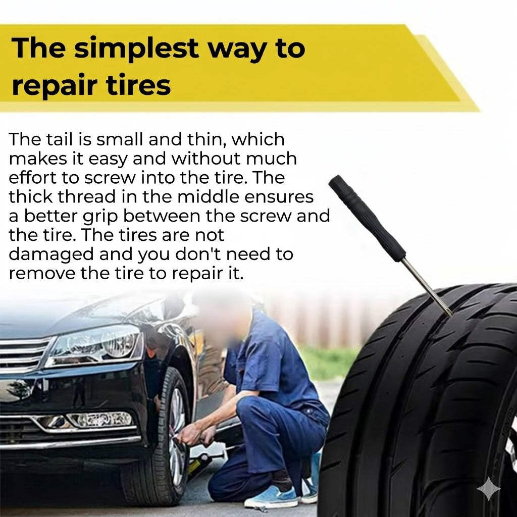 π© 60-Piece Tire Repair Nail Set in 2 Sizes