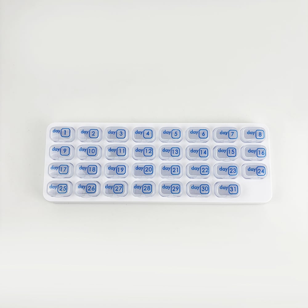 Monthly Pill Box 31 Days