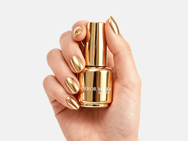 Shiny Metallic Mirror-Effect Nail Polish