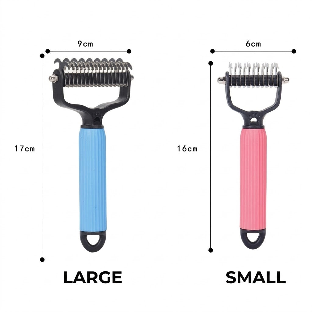 Double-Sided Pet Brush for Grooming