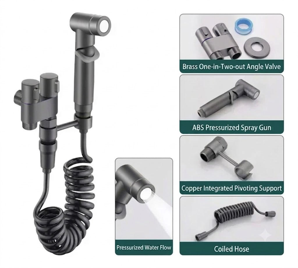 Bidet Sprayer Set for Toilet – Hygienic Handheld Bidet & Cleaning Sprayer