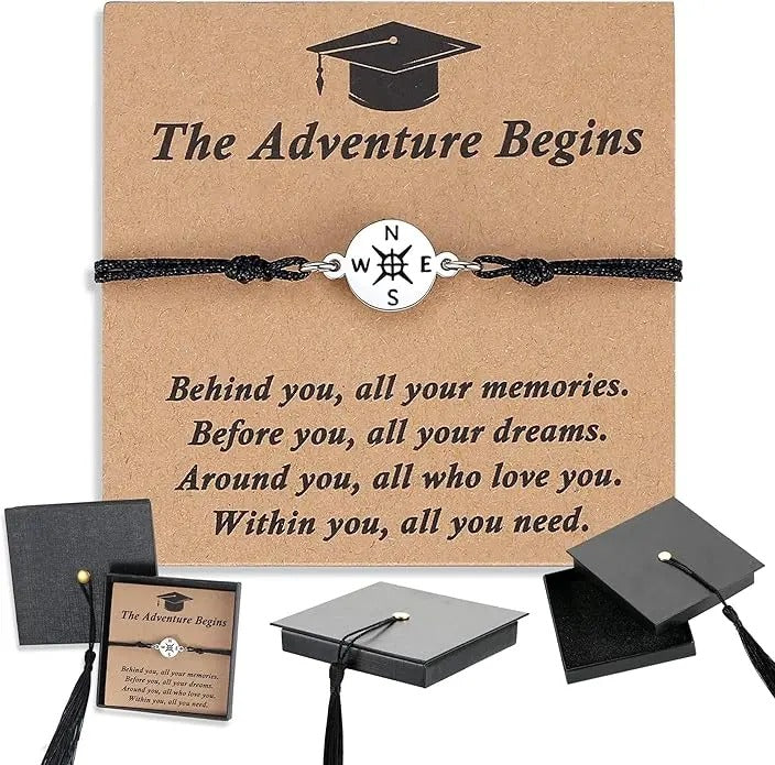 Meaningful Graduation Gift - Adjustable Bracelet with Beautiful Message