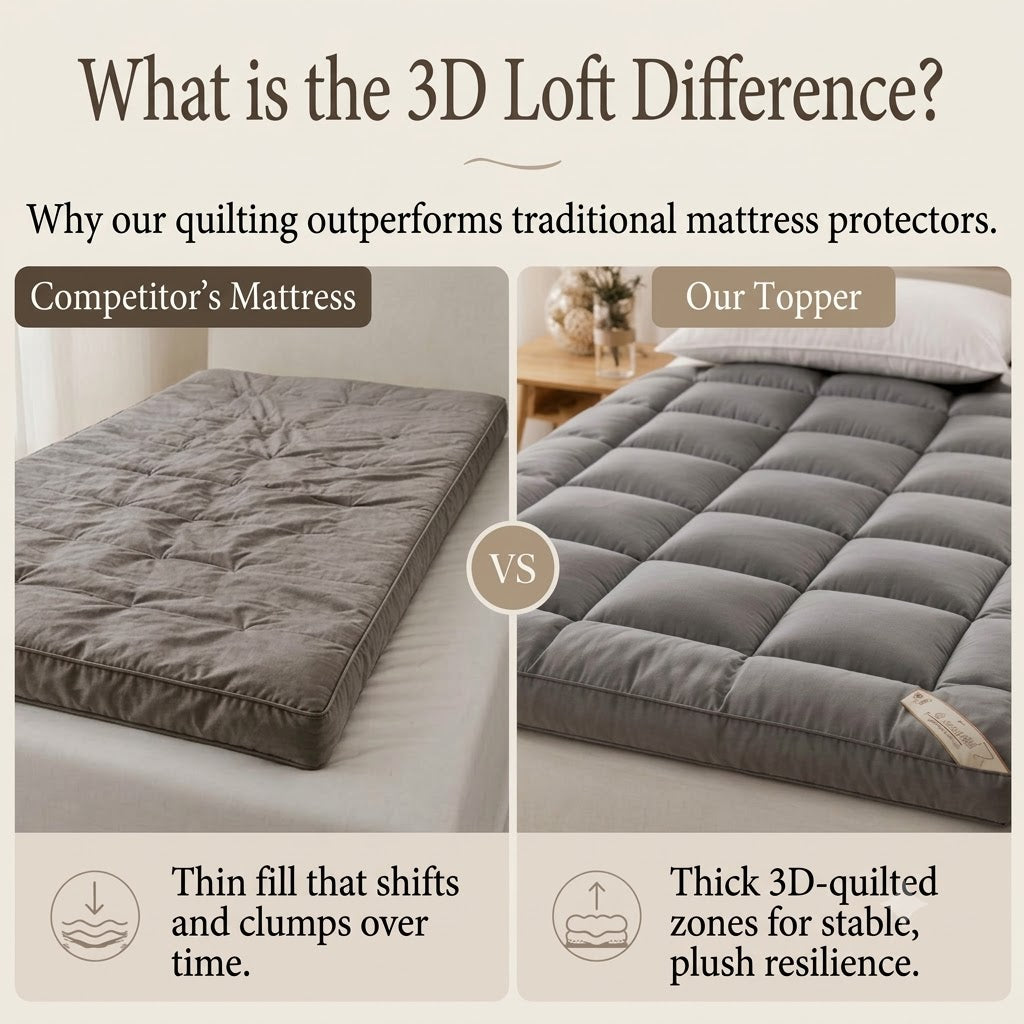 Soft Quilted Mattress Topper