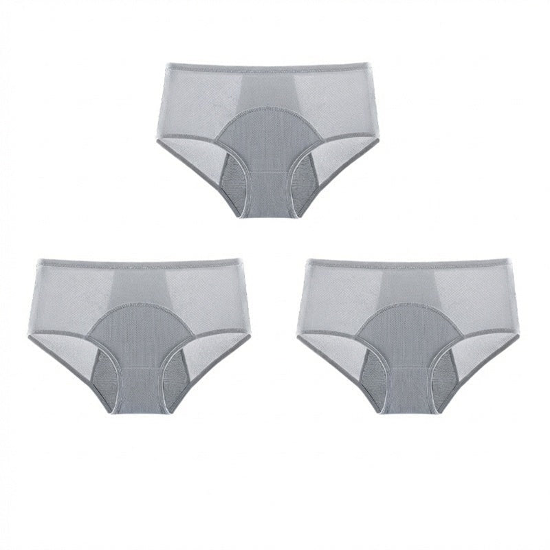 High-Waisted Leakproof Period Underwear with Front and Back Protection – Effective Side-Leakage Prevention