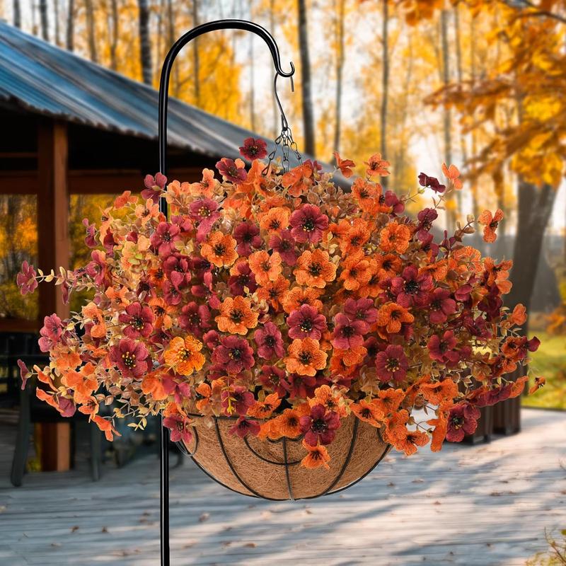 Artificial Flowers for Garden Decoration – Set of 8 Pieces for Outdoors