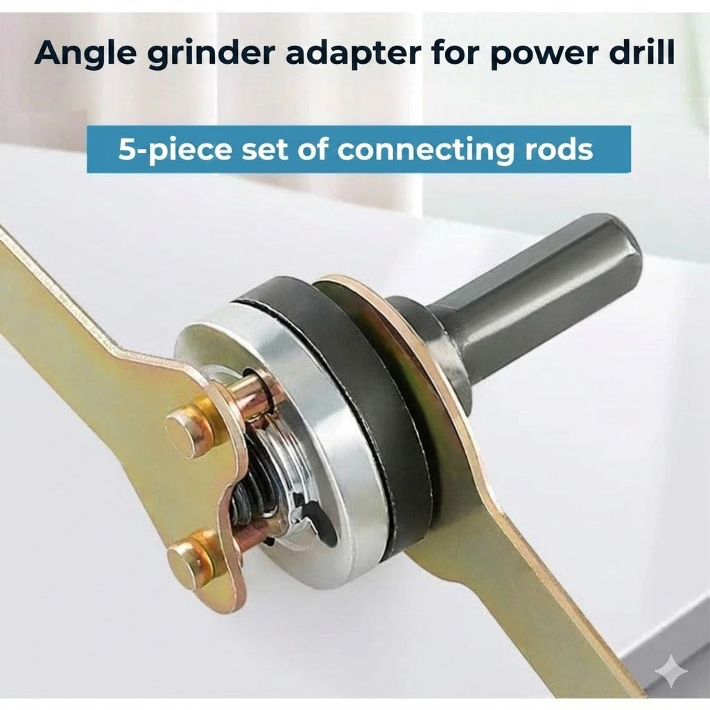 Adapter Set - From Drill to Grinder