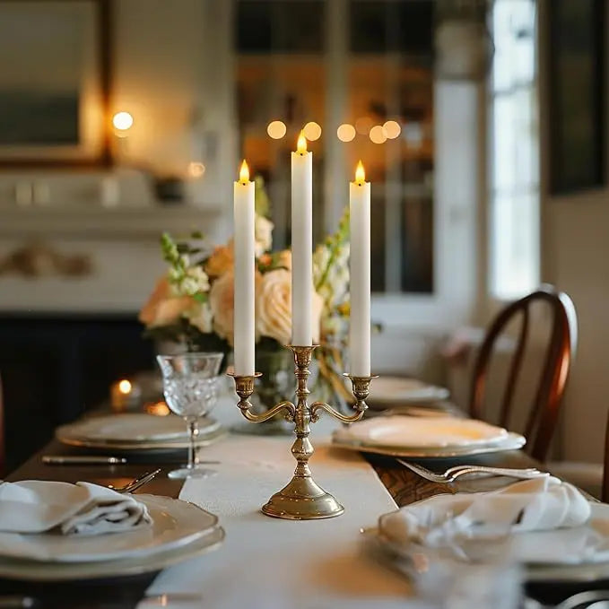 Atmospheric Rechargeable LED Candles with Remote Control & Timer