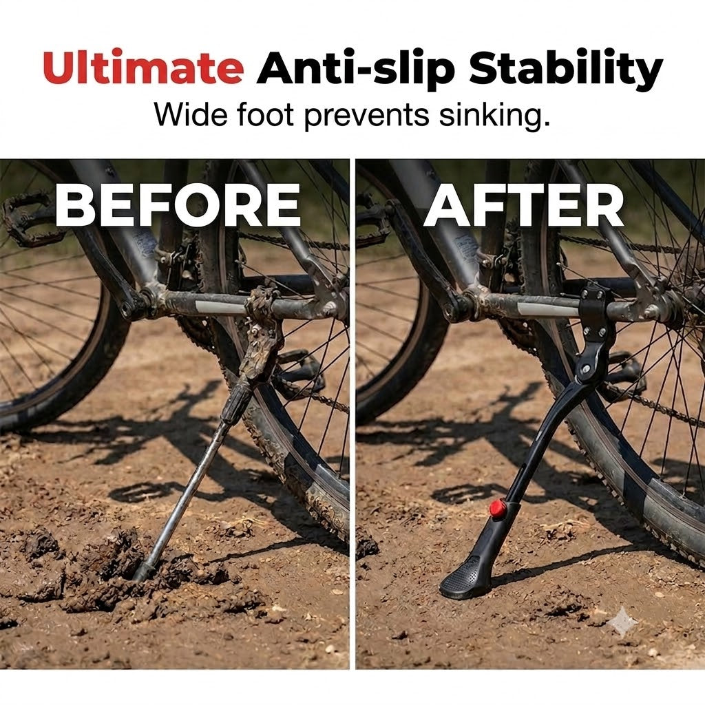 π² Adjustable Bike Kickstand | Suitable for 24-29 Inch Bicycles