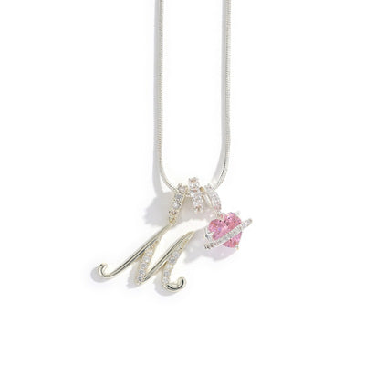 Elegant necklace with a heart pendant