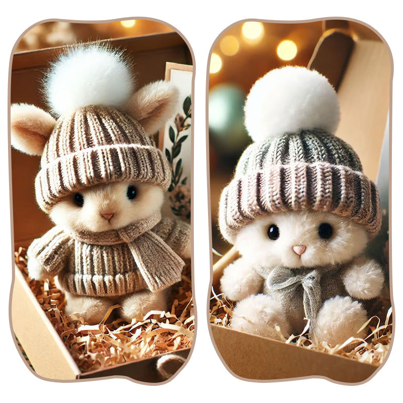 Handmade Mini Bunny Plushies - Cute Easter Gift & Decoration