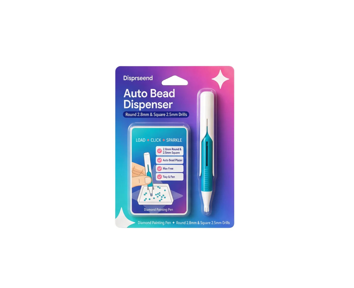 💎 Automatic Diamond Painting Pen & Shaker Tray Set ✨