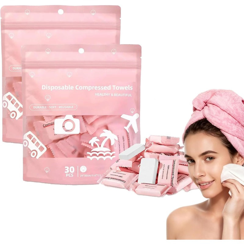 Compressed Towel Tablets - Compact Travel Towels for Camping & Outdoor
