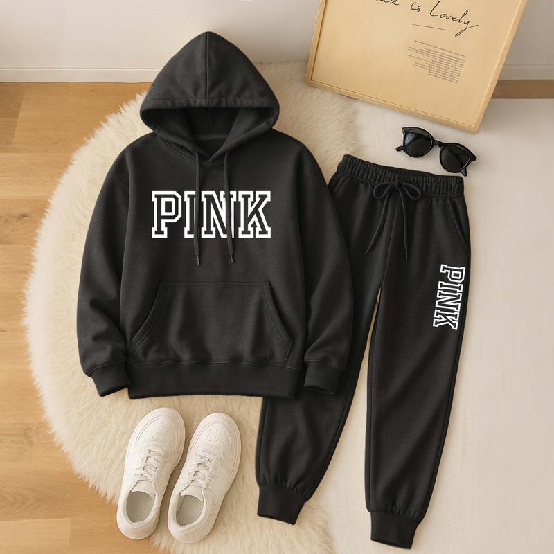Oversized Unisex Tracksuit – Basic Hoodie & Joggers Set for Men & Women
