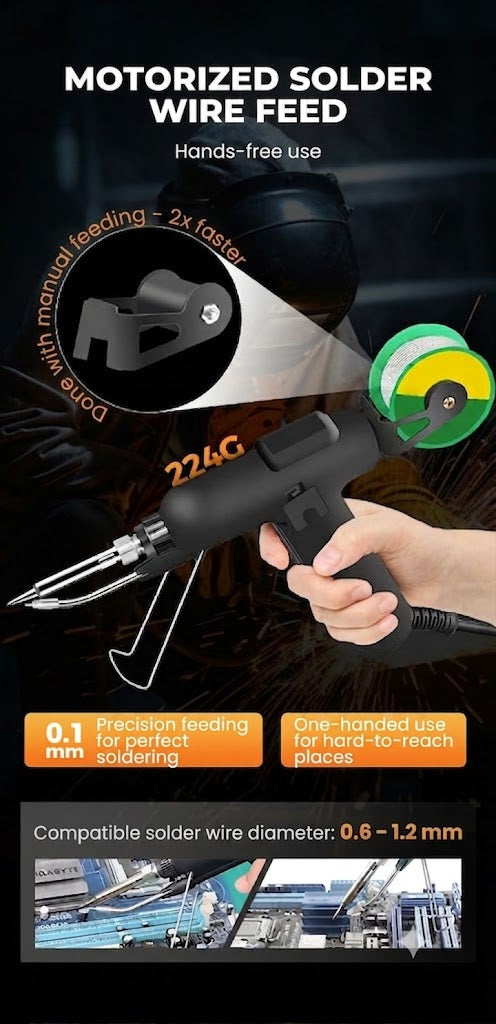 ⚒️ Efficient 80W Soldering Iron Kit – 12 Pieces