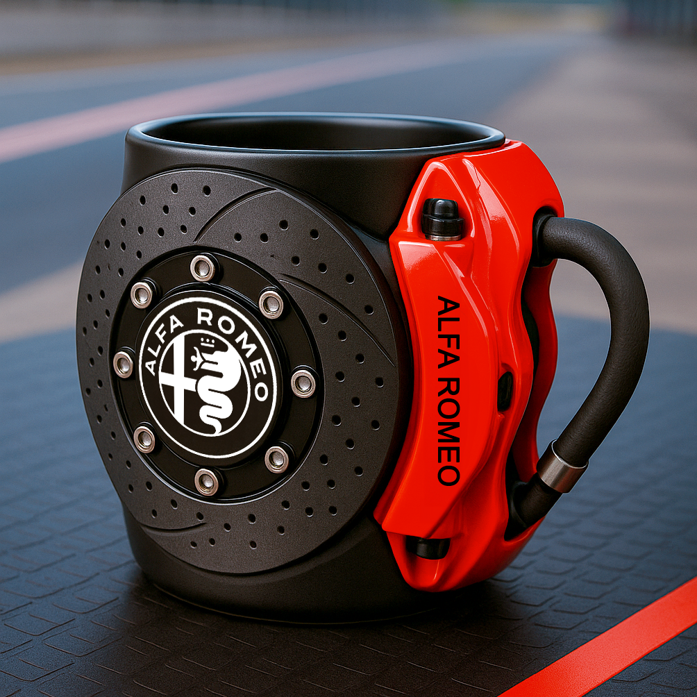 Brake Pad Mug – The Perfect Coffee Cup for True Car Lovers