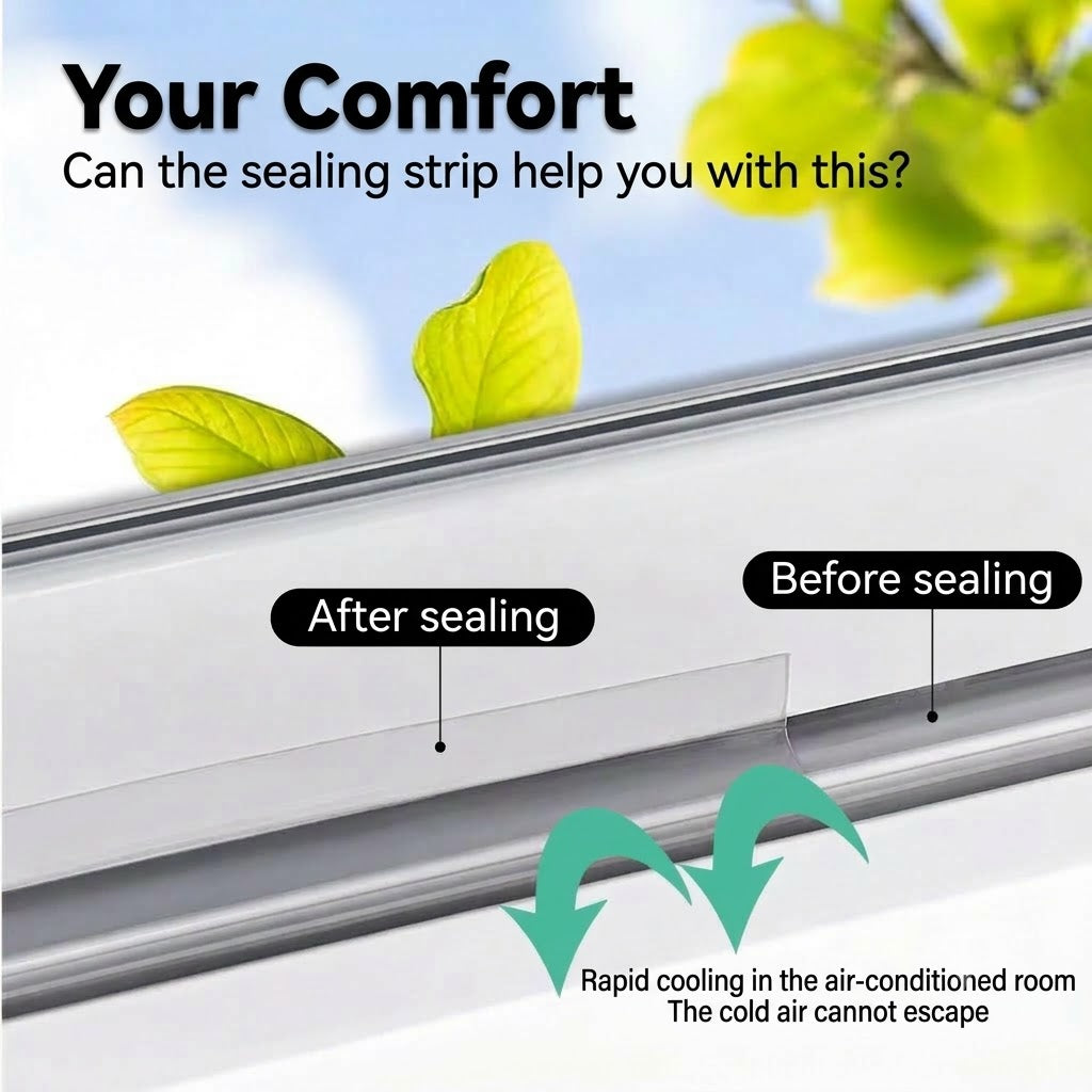 5m Door Weather Stripping Seal Strip – Effective Protection Against Dust, Insects, and Noise