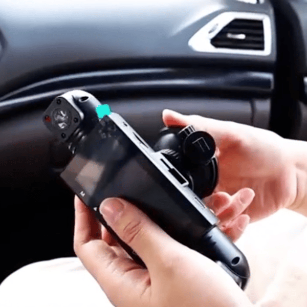 Professional 360° Dashcam - 4 Lenses for Full Coverage - Full HD Night Vision & Loop Recording