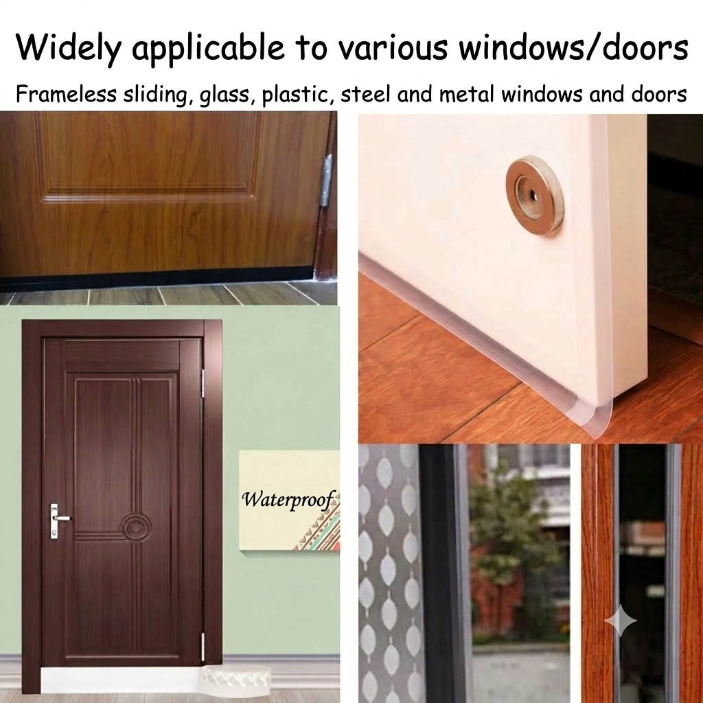 5m Door Weather Stripping Seal Strip – Effective Protection Against Dust, Insects, and Noise