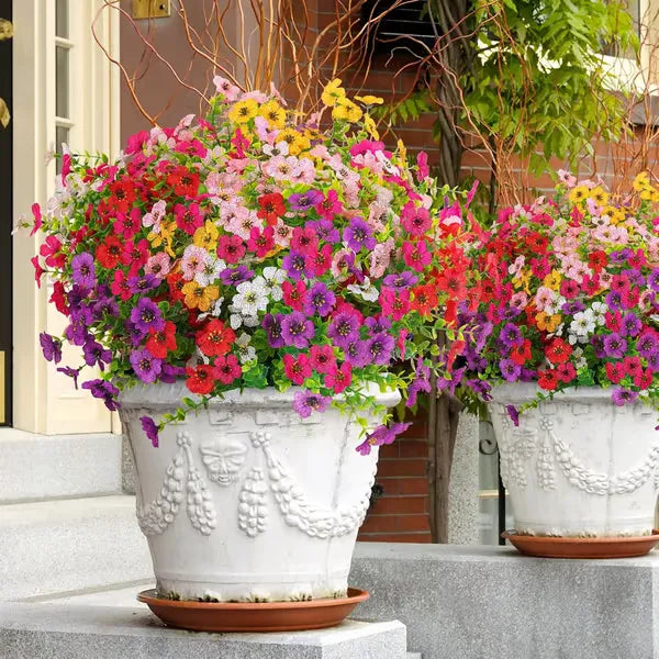 UV-Resistant Artificial Flower - 4 Pieces