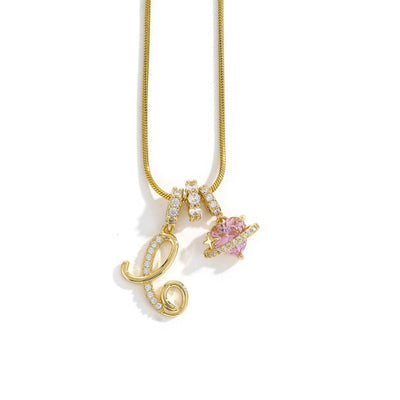 Elegant necklace with a heart pendant