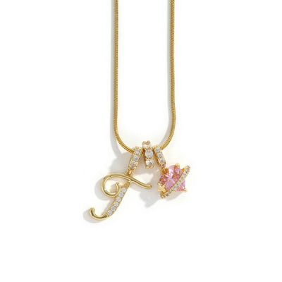 Elegant necklace with a heart pendant