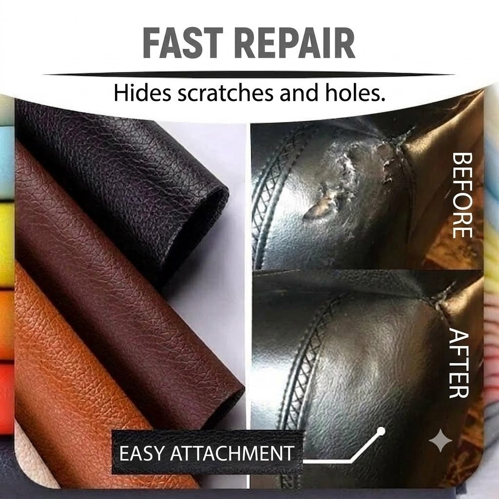 🛋️ Self-Adhesive Leather Repair Kit