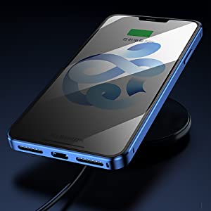 Privacy Magnetic iPhone Case – 360° Full Protection – Anti-Spy Tempered Glass – Double-sided & Shockproof