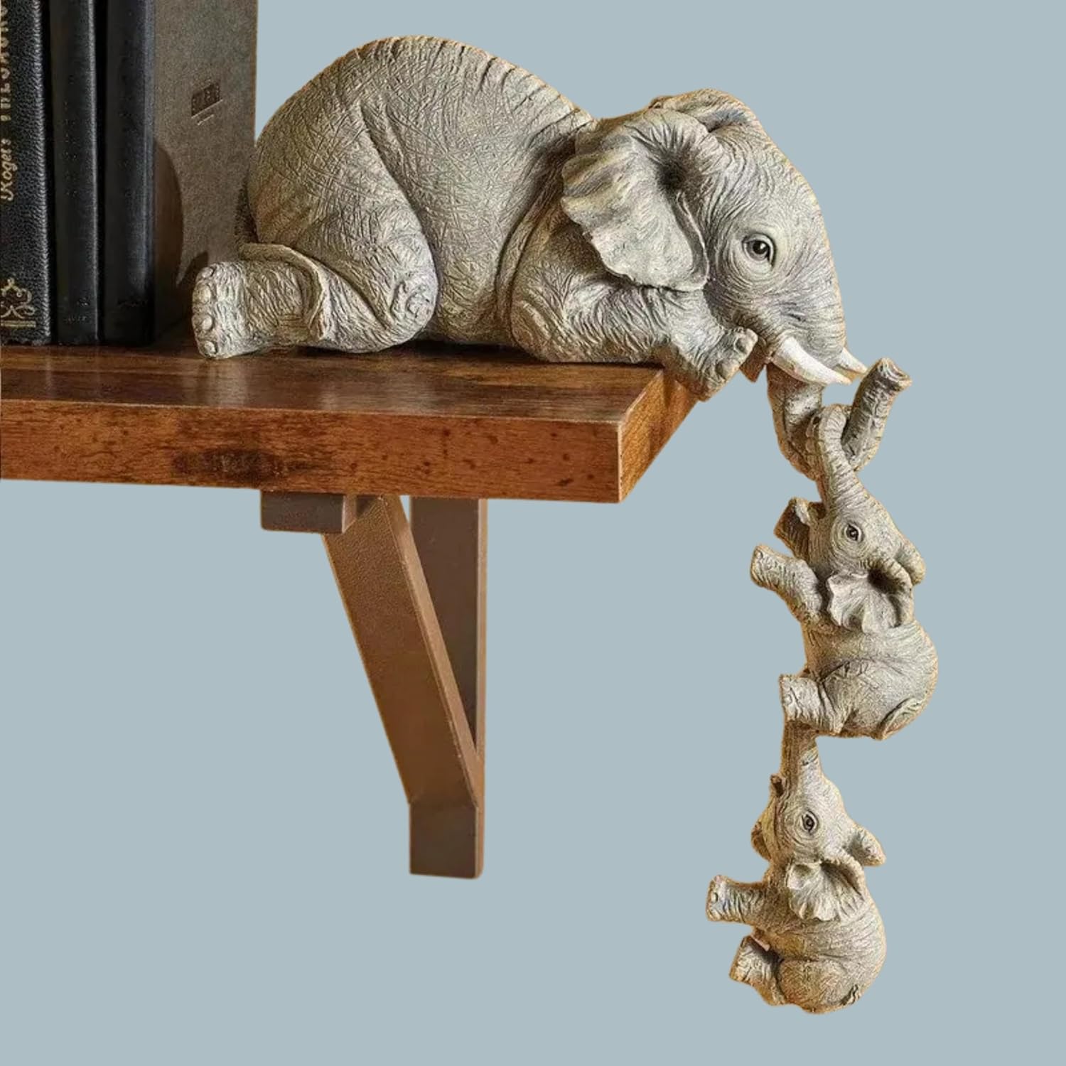 Elephant-Shaped Resin Ornament β A Symbol of Close Family Bonds