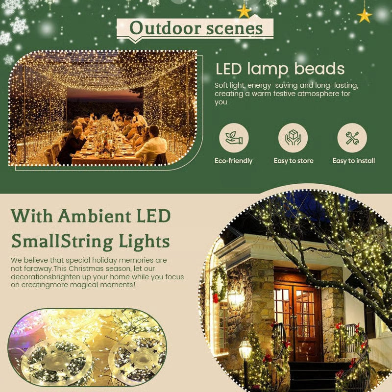 LED Copper Wire Cluster Fairy Lights