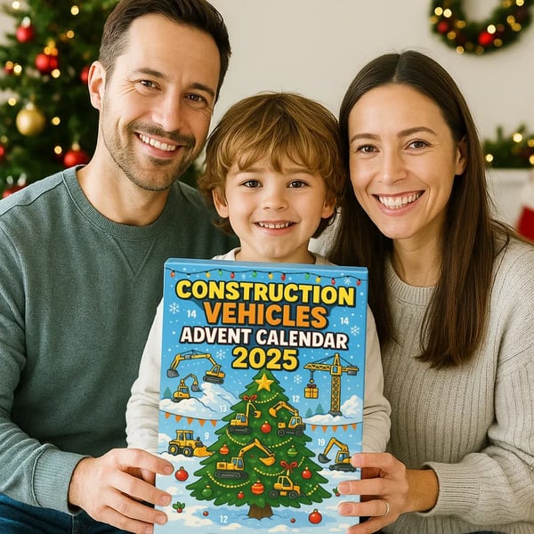 Construction Vehicle Advent Calendar 2025