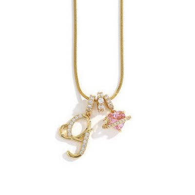 Elegant necklace with a heart pendant