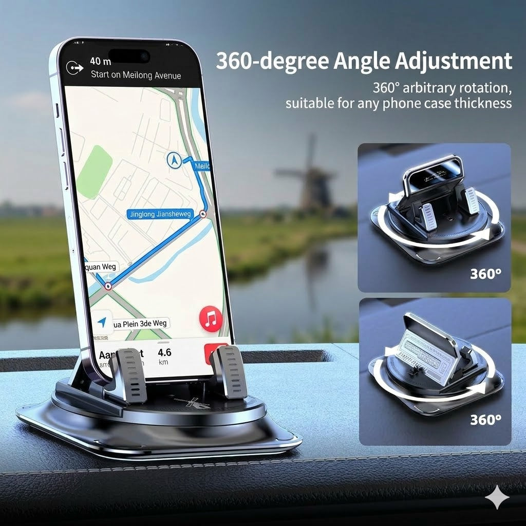 360° Rotating Car Navigation Holder