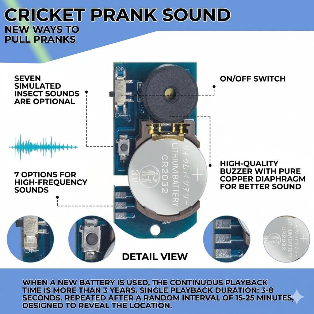 Invisible Cricket: The ultimate sound prank