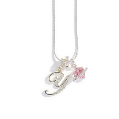 Elegant necklace with a heart pendant