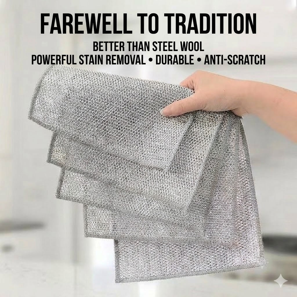 Wire Dishcloth (1 Set of 10 Pieces)