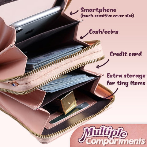 2-in-1 Wallet and Phone Bag