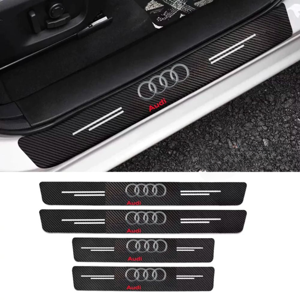 π Car Logo Door Sticker: 1 Set (4 Doors)