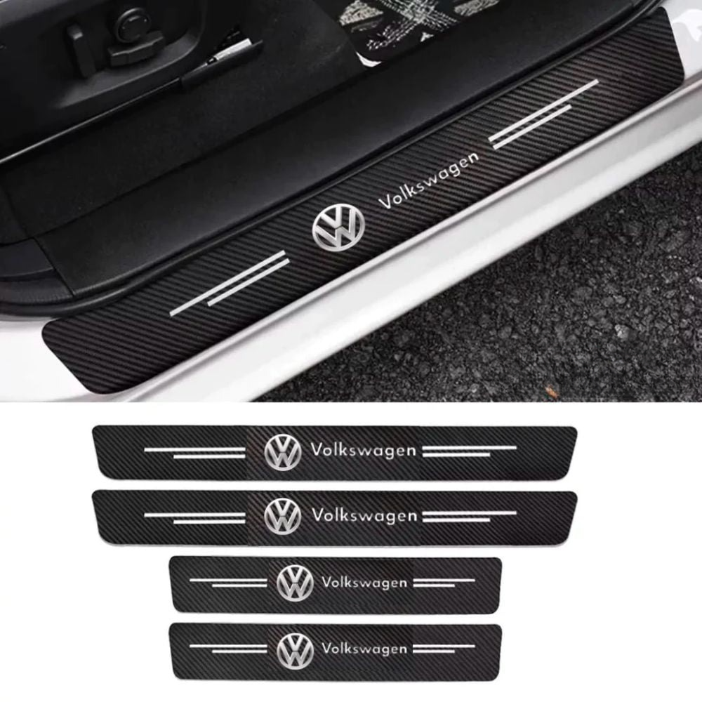 π Car Logo Door Sticker: 1 Set (4 Doors)