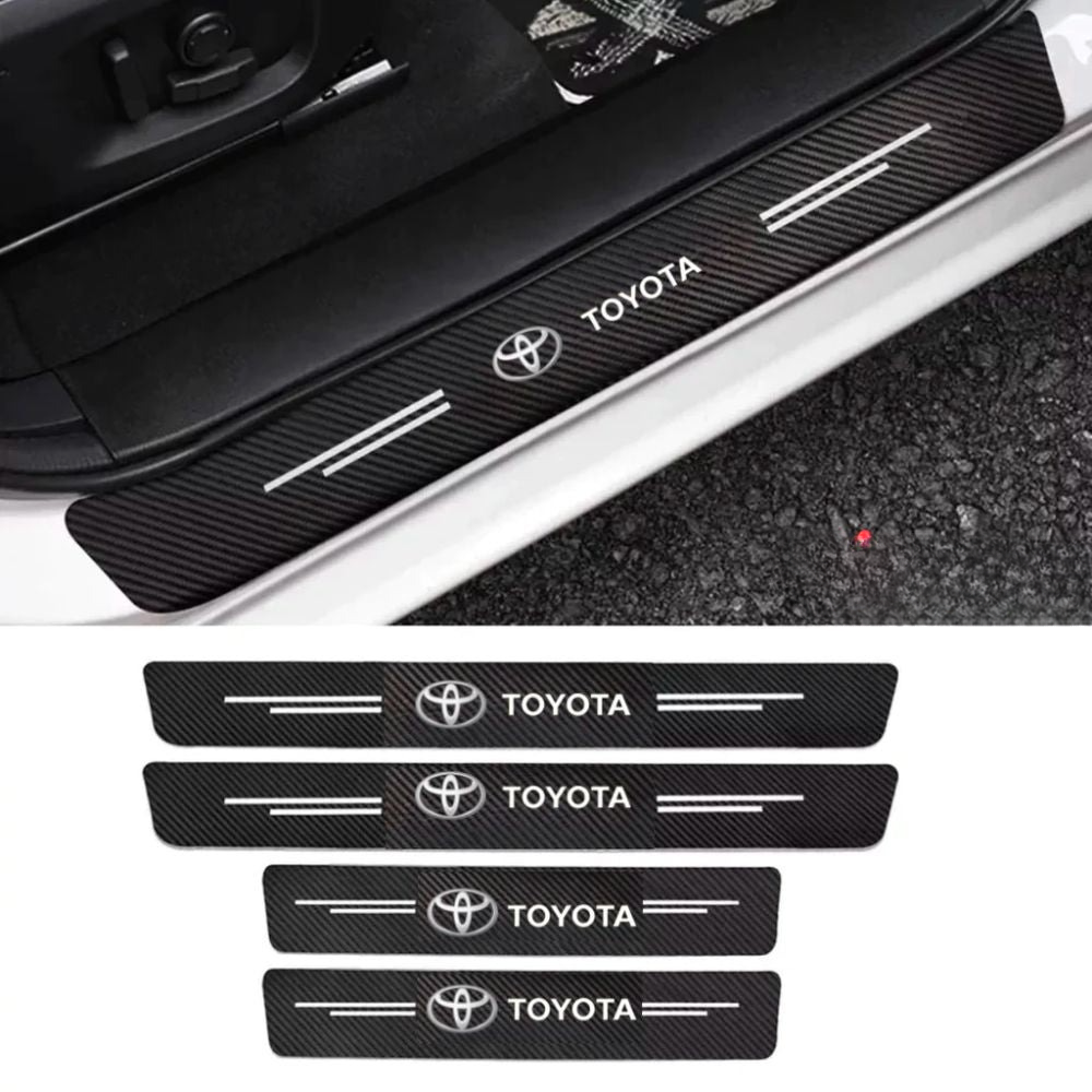π Car Logo Door Sticker: 1 Set (4 Doors)