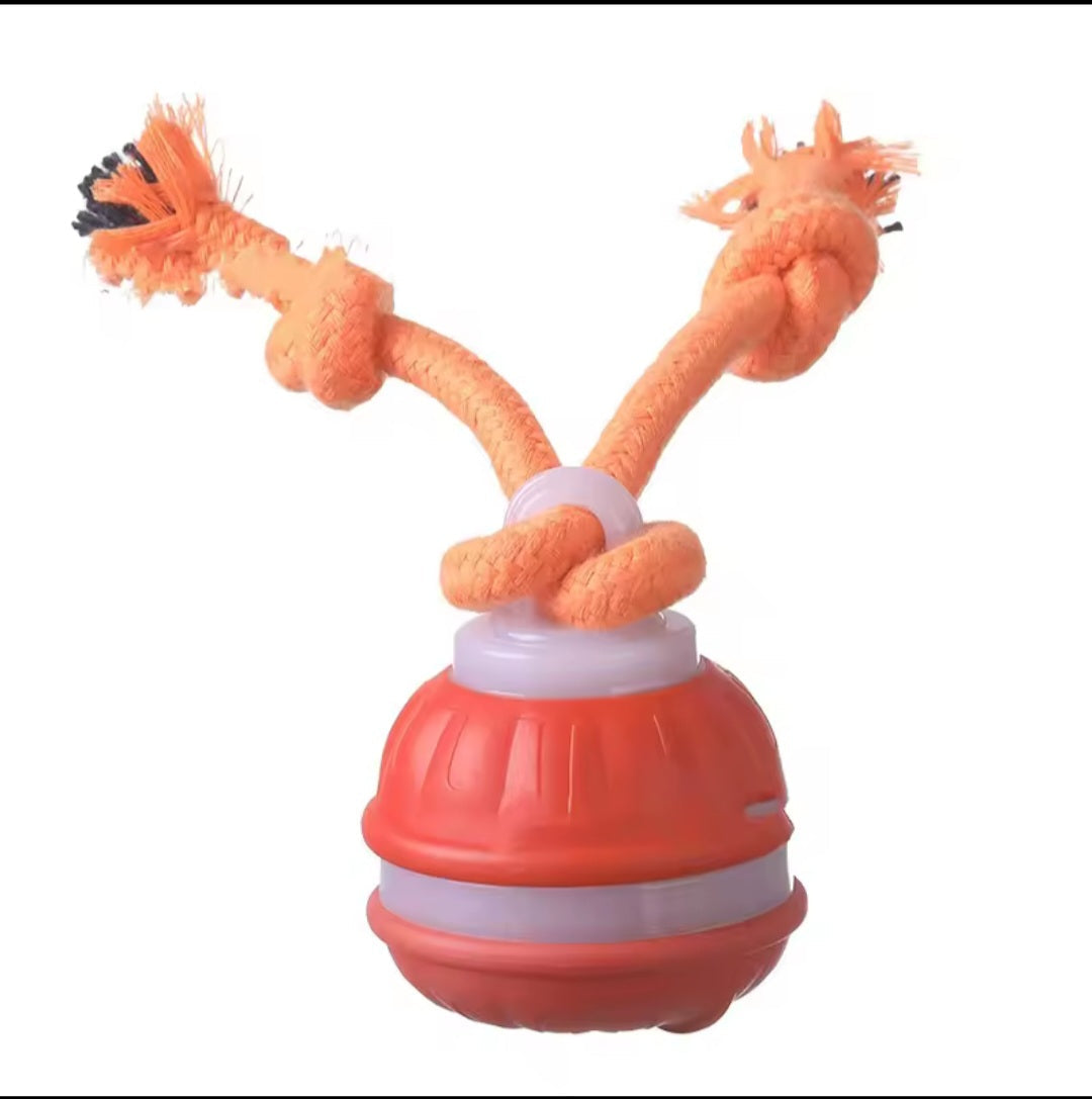 Interactive Dog Ball – Rubber Play & Treat Ball for Boredom Relief