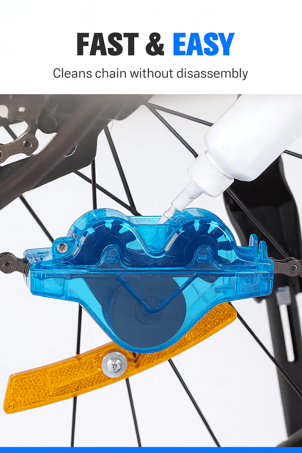 Professional Bicycle Chain Cleaner Tool – Clean Your Chain Effortlessly!